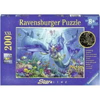 Ravensburger Puzzle phosphorescent - Paradis sous-marin lumineux, 200 pièces