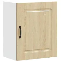 vidaXL Keukenwandkasten 2 st Kalmar bewerkt hout sonoma eikenkleurig