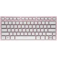 Cherry KW 7100 MINI BT, Draadloos, Bluetooth, Scharniermechanisme, QWERTY-indeling, Roze