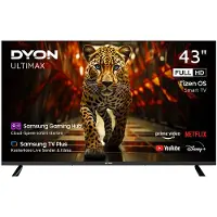 Dyon Ultimax 43F-TI LED-TV 108 cm 43 inch Energielabel E (A - G) DVB-T2, DVB-C, DVB-S2, Full HD, Smart TV, WiFi, CI+* Zwart