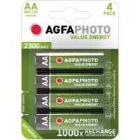 Agfa Oplaadbare Mignon AA 4 stuks Batterij