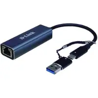 D-Link Netwerkadapter - - DUB-2315 - 2.5 GBit/s - USB-C - Ethernet 10/100/1000 Mo/s