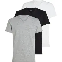 Calvin Klein Lv00nb4186 Korte Mouwen V-hals Basislaag 3 Eenheden