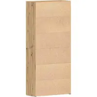vidaXL Schoenenkast 80 x 35.5 x 180 cm Bewerkt hout Bruin