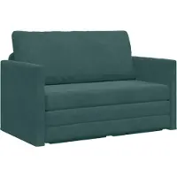 vidaXL Slaapbank Donkergroen 124 x 71 x 78 cm Fluweel