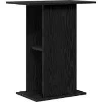vidaXL Aquariumstandaard 60,5x36x72,5 cm spaanplaat zwart eikenkleurig