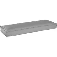 vidaXL Kussen Grijs 120 x 40 x 8 cm Oxford Stof