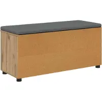 vidaXL Hallenbank Artisan Eik 100 x 38 x 46 cm