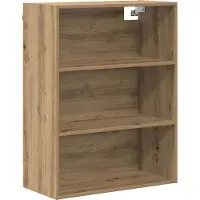 vidaXL Highboard 2 st Artisan Eiken 69,5 x 32,5 x 180 cm Bewerkt hout