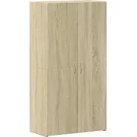 vidaXL Archiefkast 60x32x115 cm bewerkt hout sonoma eikenkleurig