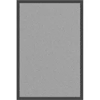 vidaXL Deurmat 40x60 cm grijs