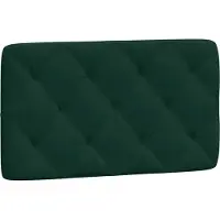 vidaXL Hoofdbordkussen 80 cm fluweel donkergroen