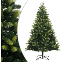 vidaXL Kunstkerstboom met scharnieren en standaard 150 cm