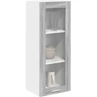 vidaXL Hangkast Grijs Sonoma 40 x 31 x 100 cm Bewerkt hout