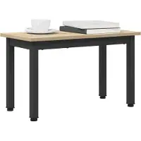 vidaXL Salontafel Sonoma 60 x 30 x 36 cm Bewerkt hout