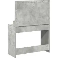 vidaXL Kaptafel Beton Grijs 100 x 41 x 135 cm Bewerkt hout