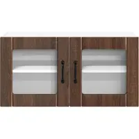 vidaXL Wandkast LUCCA, bruineikenlook, 80 x 31 x 40 cm, houtvezel