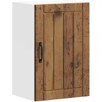 vidaXL Keukenbovenkast Lucca bewerkt hout oud houtkleurig