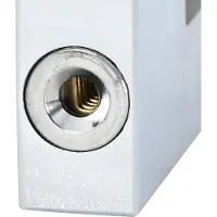 vidaXL Hangslot 12 st Zilver Staal