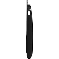 vidaXL Hangend hoofdbord Zwart Stof