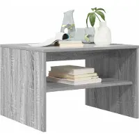 vidaXL Salontafel Grijs Sonoma 60 x 50 x 40 cm Bewerkt hout
