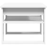 vidaXL Salontafel, wit, 64 x 54 x 44 cm, houtvezel