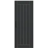 vidaXL Wandkast LUCCA Zwart 40 x 31 x 100 cm Bewerkt hout