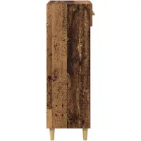 vidaXL Schoenenkast 60 x 35 x 105 cm Bewerkt hout Oudhout