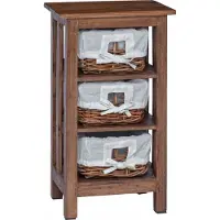 vidaXL Bijzettafel Bruin 38 x 28 x 72 cm Massief mahoniehout