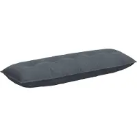 vidaXL Rugkussen Donkergrijs 140 x 50 cm Corduroy stof