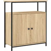 vidaXL Dressoir Sonoma Eiken 70x30x80 cm Bewerkt Hout