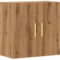 vidaXL Wandkast 60x31x60 cm bewerkt hout artisanaal eikenkleurig