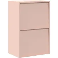 vidaXL Opbergkast Roze 60 x 40 x 90 cm Staal