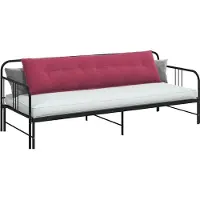 vidaXL Rugkussen Wijnrood 200 x 50 x 19 cm Corduroy stof