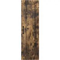 vidaXL Wandkast PORTO, gerookt eikenhout, 30 x 31 x 100 cm