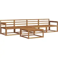 vidaXL Buiten bank set 5 pcs Naturel Massief Acacia Hout