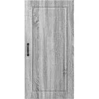vidaXL Wandkast PORTO, grijs Sonoma, 50 x 31 x 100 cm, houtvezel