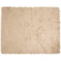 vidaXL Tapijt van imitatie schapenvacht TAFALLA Beige 200 x 280 cm