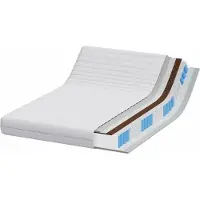 vidaXL Matras Wit 140 x 200 cm Pocketveer