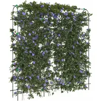 vidaXL Plantenklimrekken 2 st U-frame staal