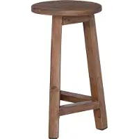 vidaXL Kruk Naturel 28 x 28 x 50 cm Mahonie Hout