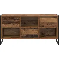 vidaXL TV Kast 100 x 36 x 49,5 cm Oud Hout Bewerkt hout