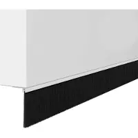vidaXL Schroefbare Deurborstelafdichtingen 6 st Wit 100 cm