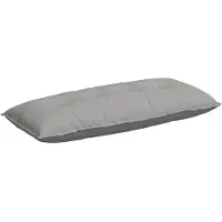 vidaXL Rugkussen Wolkgrijs 200 x 19 x 50 cm Stof