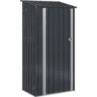 vidaXL Tuinhuizen, antraciet, 103 x 74 x 200 cm, metaal