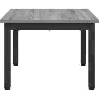 vidaXL Salontafel, grijze Sonoma-kleur, 60 x 50 x 36 cm, houtvezel