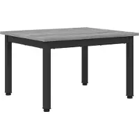 vidaXL Salontafel Grijs Sonoma 60 x 50 x 36 cm Bewerkt hout