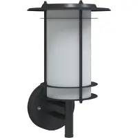 vidaXL Buitenwandlamp roestvrij staal zwart