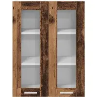 vidaXL Hangkast Oudhout 60 x 31 x 80 cm Bewerkt hout