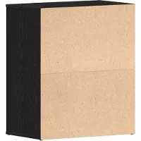 vidaXL Schoenenkast 60 x 35 x 70 cm Bewerkt hout Zwart Eiken